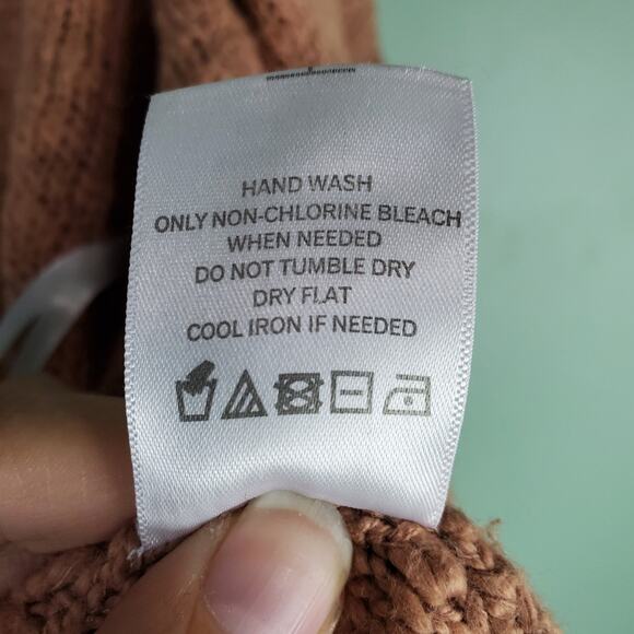 Tularosa Revolve Women's Camel Rumi Fringe Open Front Cardigan Size Small - Picture 6 of 6